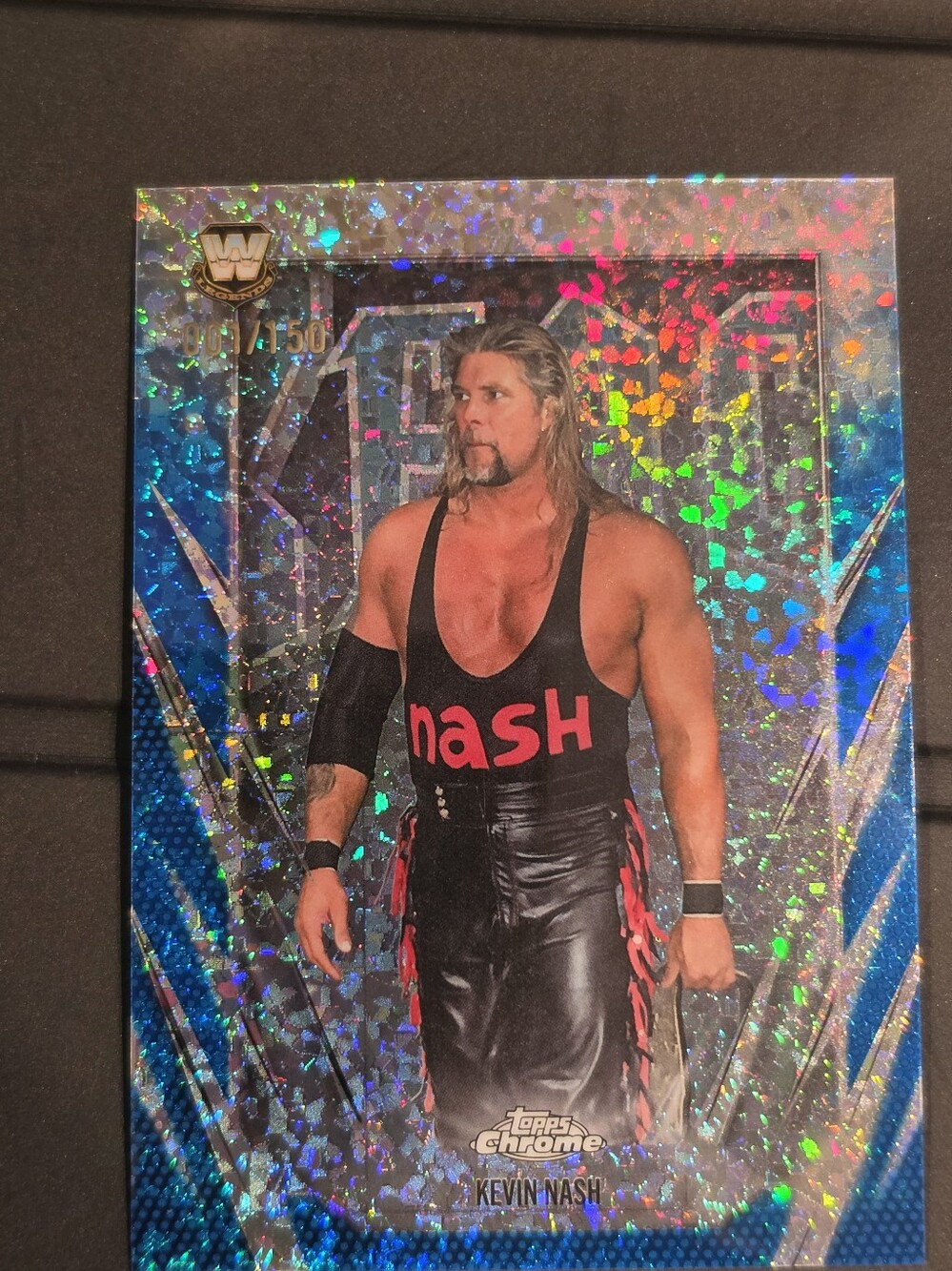 2026 Topps Chrome WWE KEVIN NASH - BLUE DIAMOND Refractor #1 of 150